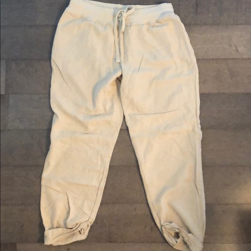 James Perse jersey trimmed cotton track pants